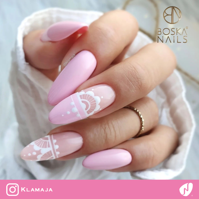 Delicate Lace Nails